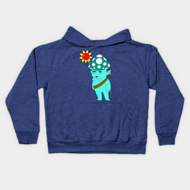 Mushroom Elder # 2 Kids Hoodie by garciajey